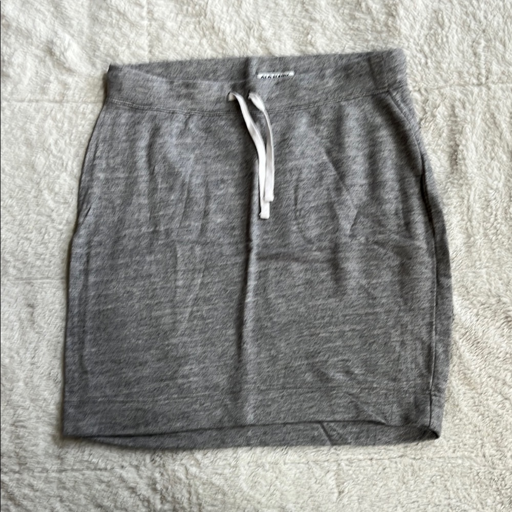 Old Navy Gray Knit Skirt
